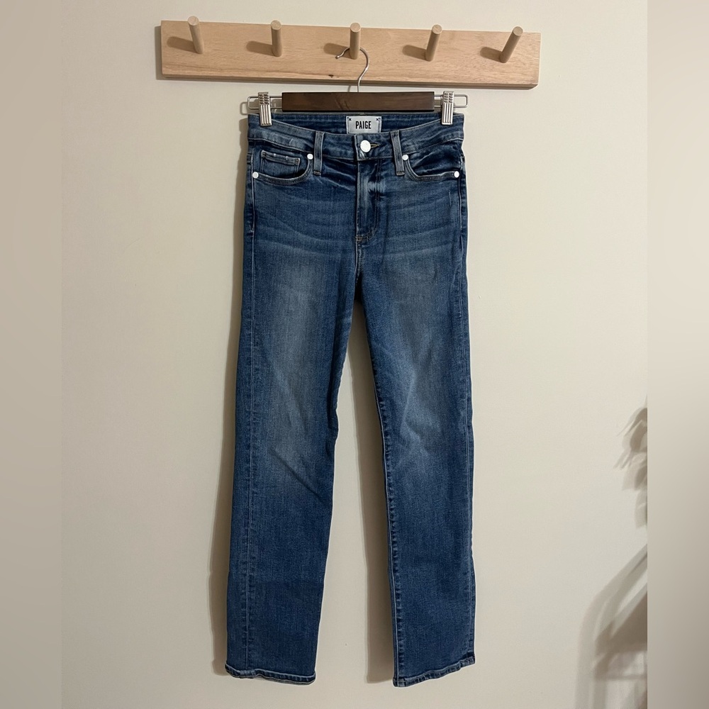 PAIGE Hoxton Straight Leg Ankle Jeans